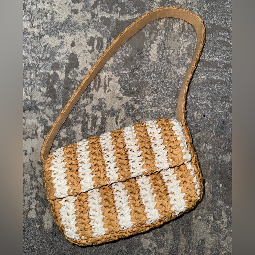 ANTHROPOLOGIE STRAW BAG